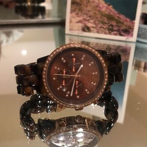 Michael Kors Showstopper Brown Dial Watch MK5366